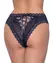 Cottelli LINGERIE Powernet Briefs XL with Satin Ribbon and Lace, Black