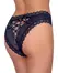 Cottelli LINGERIE Powernet Briefs XL with Satin Ribbon and Lace, Black