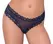 Cottelli LINGERIE Powernet Briefs XL with Satin Ribbon and Lace, Black