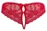 Cottelli Collection Čipkane gaćice S – Elegantan cvetni otvoreni stil, crne