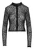 Noir Handmade Top Leo XL - Poluprovidna mreža, leopard uzorak