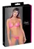 Cottelli Lingerie Bikini Hot Pink L - Adjustable Straps & Shiny Finish