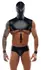 Svenjoyment Bondage Set 2XL - Mat Crni Gornji Deo sa Kapuljačom i Dodatna Oprema