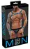 Svenjoyment Bondage Jock Set Crna/Plava XL - Neopren Izgled, Pregrč i Lisice