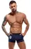 Svenjoyment Boxer Briefs Police Style Dark Blue L - Stretch Material