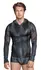 NEK Long Sleeve Hooded Shirt XL Snakeskin Pattern Matte Black