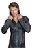 NEK Men's Hooded Long Sleeve Shirt Snake Pattern Black L