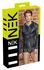 NEK Men's Long Sleeve Hooded Shirt Snake Pattern Black M