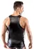 Svenjoyment Men's Sleeveless Matte Slim Fit Top with Side Lacing, S