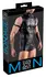 Svenjoyment Bondage Men's Matte Black Top XL with Adjustable Harness