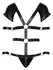 Svenjoyment Bondage Muški pojas telo S Crne podesive trake