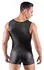 Svenjoyment Men's Matte Black Sleeveless Playsuit L with 3-Way Zip