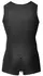 Svenjoyment Men's Matte Black Playsuit, Sleeveless, Short Legs, S