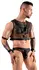 NEK Men's Net Crop Top & Jock Set with Harness and Restraints S