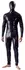ZADO Men's Full-Body Stretch Suit M Black Semi-Transparent