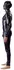 ZADO Men's Full-Body Stretch Suit M Black Semi-Transparent