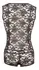 NEK Men’s Lace and Wet Look Body L Size - Stretch Mesh Zip Front