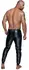 Noir Powerwetlook Treggings M - Black, Adjustable Drawstring, Modern Fit