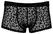 Noir Handmade Powernet Pants XL Leopard Print Transparent