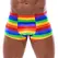Svenjoyment Boxer Briefs Rainbow Stripes Comfort Fit M