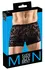 Svenjoyment Alphabet Print Transparent Stretch Pants Black L