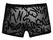 Svenjoyment Alphabet Print Transparent Stretch Pants Black L