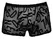 Svenjoyment Alphabet Print Transparent Black Pants Size S