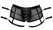 Svenjoyment Bondage Muške pantalone XL - Crni powernet i mat završna obrada