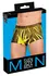 NEK Neon Yellow Stretch Pants M - Modern Fit, Black Print