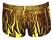 NEK Neon Yellow Stretch Pants M - Modern Fit, Black Print