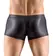 Svenjoyment Men's Matte Black Pants with Rhinestone Zips, Size M