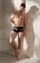NEK Men's Matte Look Party Pants XL with Powernet Inserts, Black