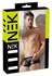 NEK Men's Matte Pants S with Decorative Snap Hook Pouch Black