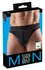 Svenjoyment Men's String Brief M Black-Red Organic Cotton Comfort