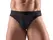 Svenjoyment Men's String Brief M Black-Red Organic Cotton Comfort
