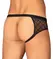 Obsessive Severio Black Mesh Jockstrap S/M - Patterned Stretch Fabric