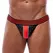 Svenjoyment Jockstrap Neo Black/Red L/XL - Neoprene-Effect Waistband
