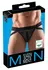Svenjoyment Men's Jock M Black-Red Organic Cotton Oeko-Tex Certified