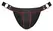 Svenjoyment Jock String S/M Black-Red Matte Look, Soft Stretch Material