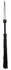 ZADO Premium Leather Flogger Black/Royal Blue 70cm Ergonomic Handle