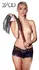 ZADO Leather Flogger Red & Black Handle 76cm