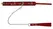ZADO Red Vinyl Leather Collar and Leash Set, Adjustable, 85 cm