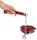 ZADO Red Vinyl Leather Collar and Leash Set, Adjustable, 85 cm