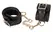 ZADO Leather Handcuffs Gold Edition - Premium Padded Wrist Restraints