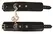 ZADO Leather Handcuffs Gold Edition - Premium Padded Wrist Restraints