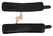 ZADO Leather Handcuffs Gold Edition - Premium Padded Wrist Restraints