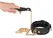 ZADO Leather Collar & Leash Set Gold Detailing Adjustable 30-38cm