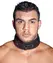 ZADO Leather Neck Collar S/M Adjustable Black 32-48cm