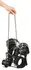 ZADO Leather Bondage Set - Adjustable Black Leather Cuffs & Collar