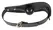 ZADO Leather & Silicone Adjustable Gag Mask - Black, 4 cm Ball